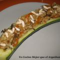 Calabacines Rellenos de Arroz Integral