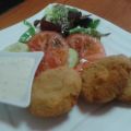 Falafel casero con salsa de yogurth