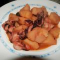 Patatas guisadas con pulpo