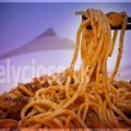 Espaguetis con Mejillones y Calamares