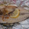 Dorada al limón en papillote