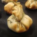 Saquitos de morcilla y manzana.