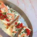 TERRINA DE BACALAO LANGOSTINOS Y MEJILLONES