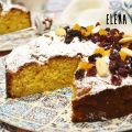 Pastel de mango y almendra