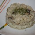 Risotto de champiñones.