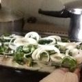 Pollo a la crema con chile poblano