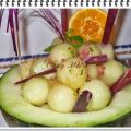 Melón con jamón al aroma de naranja con esencia[...]