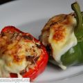 Receta de Pimientos gratinados a los tres quesos