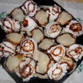 PERAS A LA CREMA CON CARAMELO