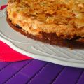 Kutchen de frambuesas con merengue