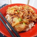 Sí! KAKIAGE (Tempura) con arroz -Tendon-