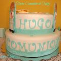 Tarta comunión de Hugo