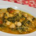 Potaje de garbanzos con verduras