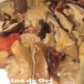 SETAS PIE AZUL AL AJILLO Y DE CARDO CON JAMÓN