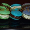 receta Whoopies de colores