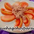 Ensalada de tomate y atún