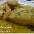 BACALAO EN SALSA DE LANGOSTINOS