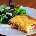 Pastel Salado de Panceta y Verduras