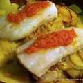 Bacalao con Patatas, Cebollas y Tomate