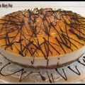 Tarta de queso y mermelada de naranja amarga