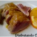 Solomillo a la naranja
