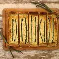 Quiche de espárragos y queso gorgonzola