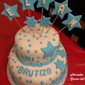 TARTA ESTRELLITAS DE FONDANT...