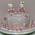 Tarta de Hello Kitty princesa