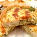 Tarta de berenjena y requesón