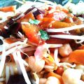 Ensalada de garbanzos con verduras asadas y[...]