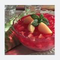 Postre de durazno