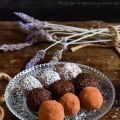 Trufas heladas de chocolate