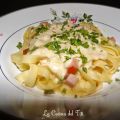 Tagliatelle con Crema de Puerros
