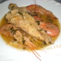 Zarzuelina de rape y gambas