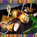 ROLLITOS DE BERENJENAS CON RICOTTA