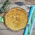 Tarta de coco y mango