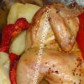  Pollo entero asado al limón