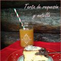 Tarta de requesón y nutella
