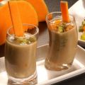 Sopa de lentejas con verduras al vapor