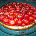 TARTA DE QUESO CON FRESAS NATURALES