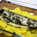 Trucha al horno con eneldo