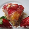PASTEL  DE FRESAS INVERTIDO
