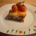 Lasaña de carne y verdura