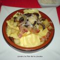 RAVIOLI CON BACON Y MANZANA