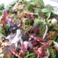 Ensalada  crujiente y de queso de cabra