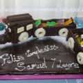 TARTA TREN DE GALLETAS Y CHOCOLATE
