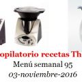Menú semanal 95 con thermomix