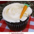 Cupcakes de chocolate y zanahorias