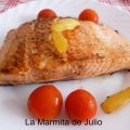 Salmón al limón.