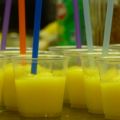 Sorbete de mango con alcohol